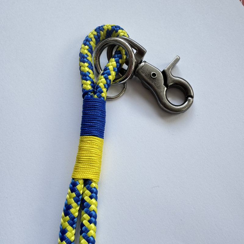 Schlüsselanhäger - Neon-Blau